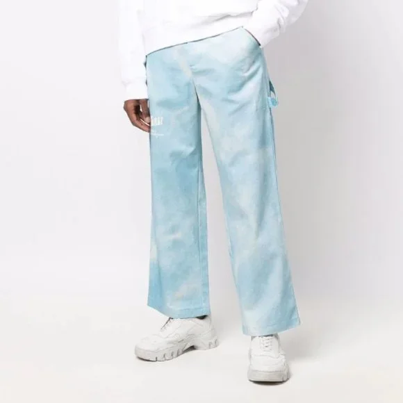 MSFTSrep acid-wash flared trousers - Picture 1 of 5
